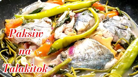 Paksiw Na Talakitok .